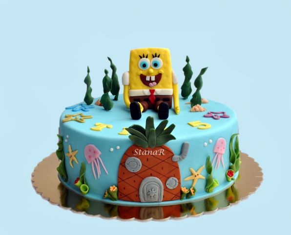 Torta Spongebob - Spuži Kvadratnik