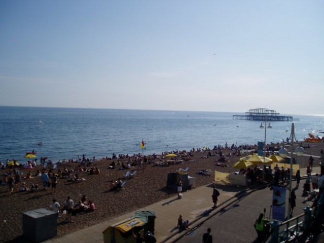 Plaža v Brightoni