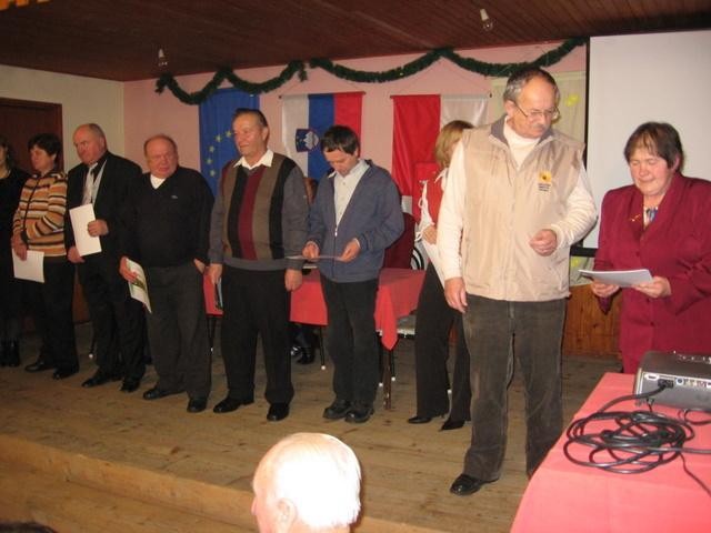 Občni zbor, 10. januarja 2009 - foto