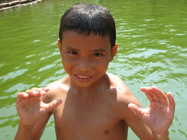 Karate kid in Cambodia