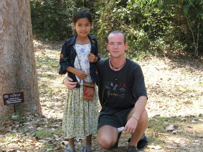 Little cambodian girl with me