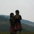 Two little girls on Vietnam hill tribes tour