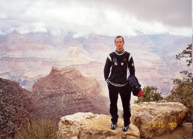 Me inside the Grand Canyon National Park in Arizona  