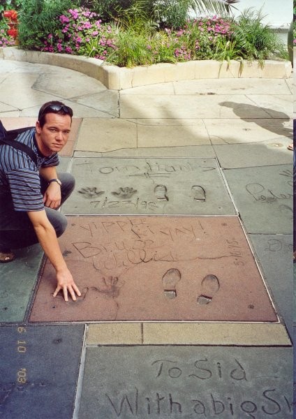 Before Hollywood's Grauman's Chinese Theater, home to the hand & footprints of the Hollywo