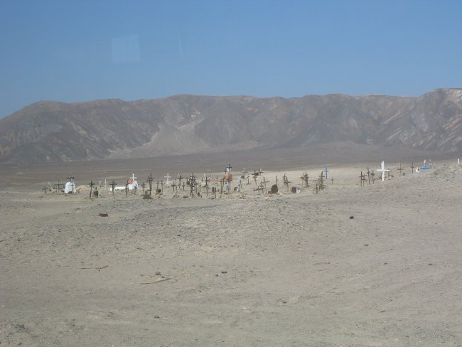 Cemetery in the desert