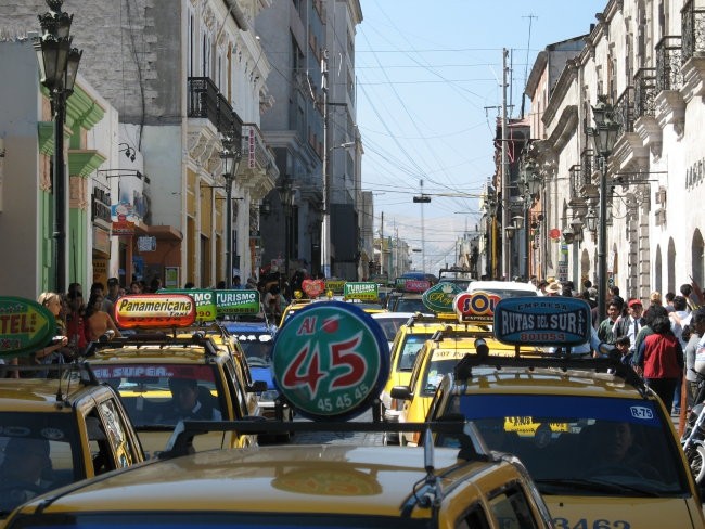 Taxis in Arequipa