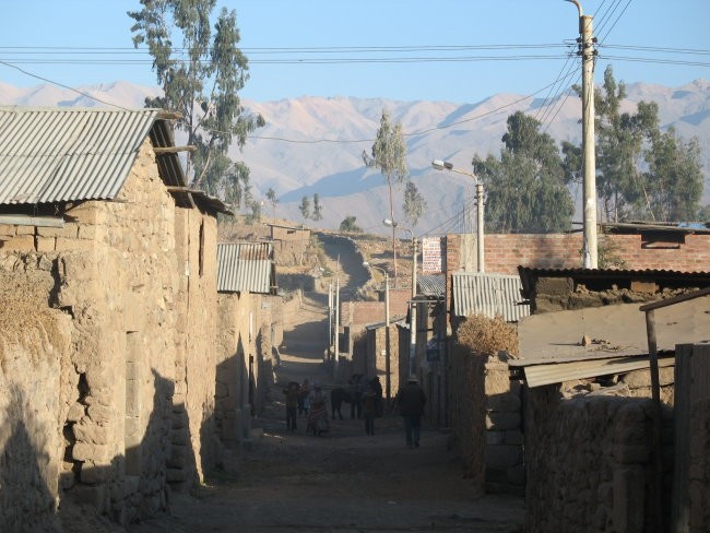 Native peruvian village