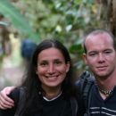 With my friend Ana in rainforest