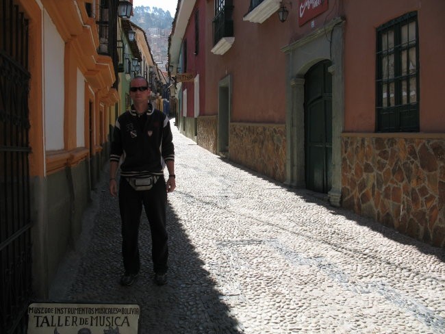 Back street in La Paz