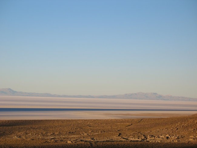 Beautiful morning in Salar de Uyuni