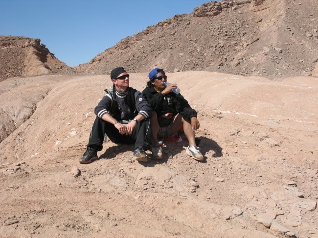 Me and my best friend Pancho in Atacama desert