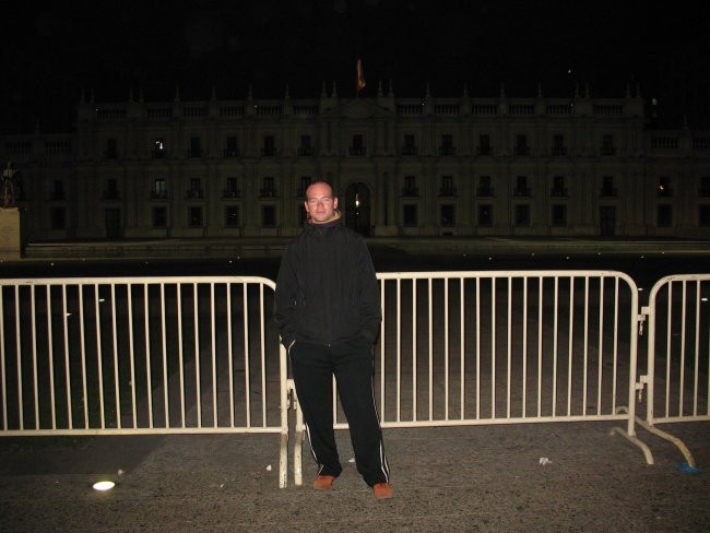 Me before president palace