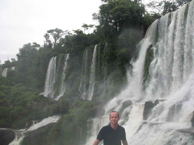 Iguazu Falls behind me