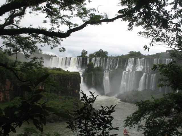 The falls are part of a virgin jungle ecosystem, protected by Argentinian and Brazilian na