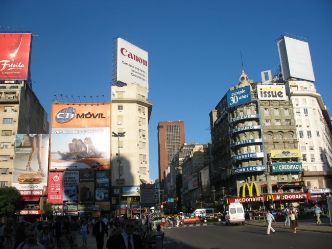 City center in Buenos Aires