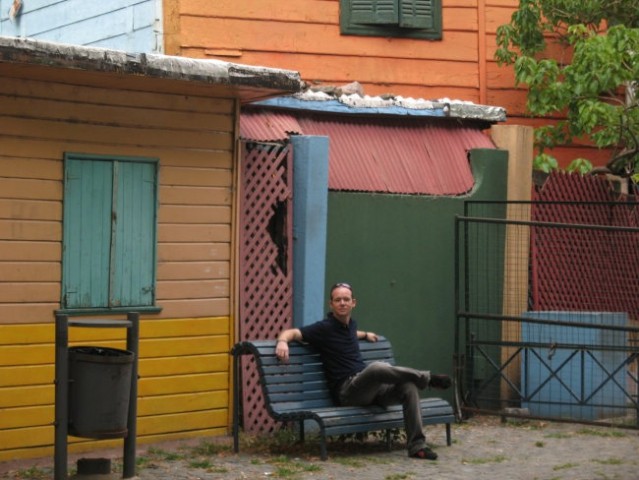 La Boca is one of the most colorful barrios in Buenos Aires