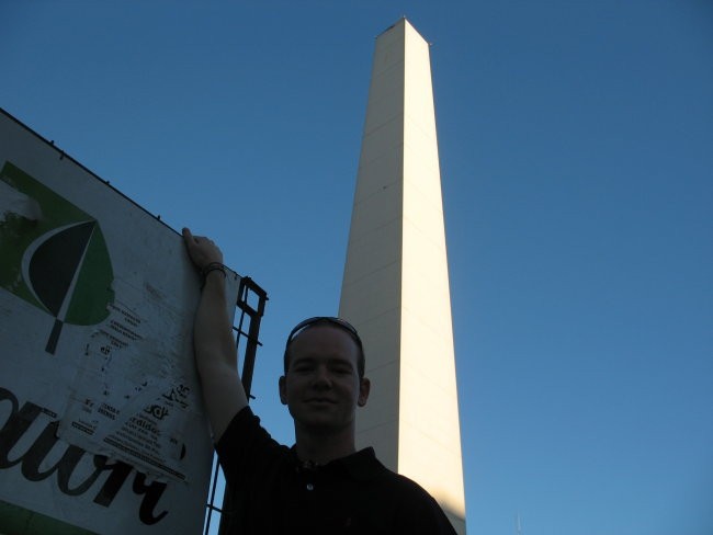 The Obelisk of Buenos Aires behind me
