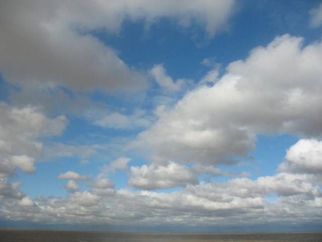 Amazing sky above the Río de la Plata