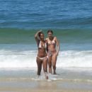 Girls on Copacabana beach