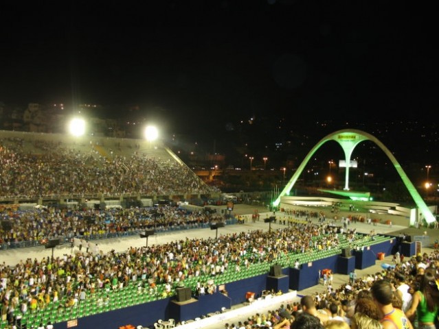  The Sambódromo, a giant permanent parade stand used during Carnival