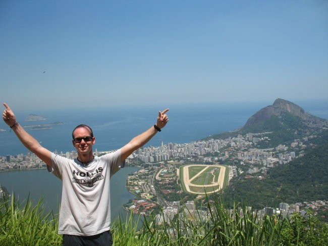 Rio de Janeiro behind me