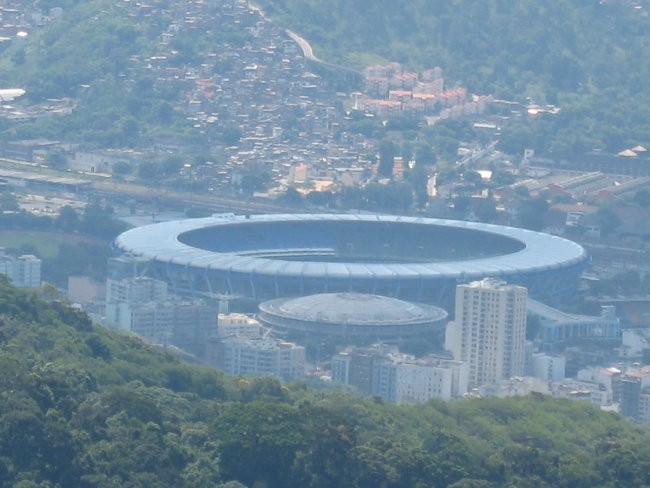 Maracanã stadium in Rio de Janeiro is one of the largest football stadiums in the w
