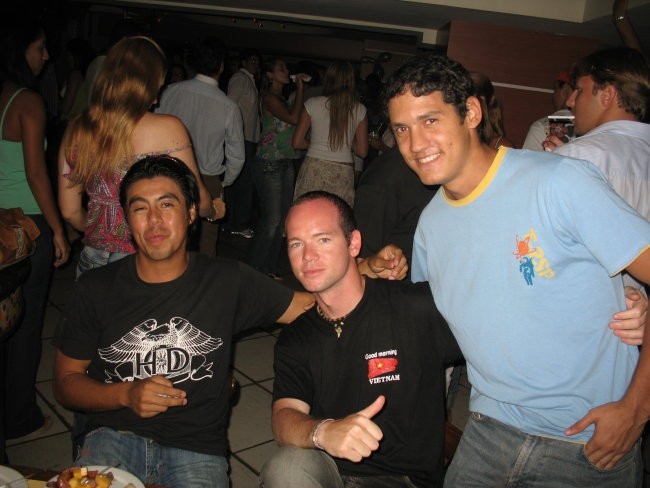 Jose (Chile), me (Slovenija) and Claudio (Brazil)