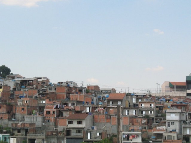 The favela in Rio de Janeiro 