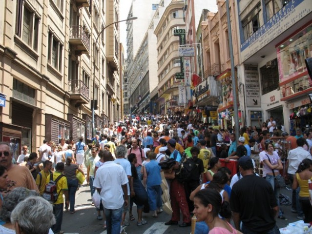 Street life in São Paulo
