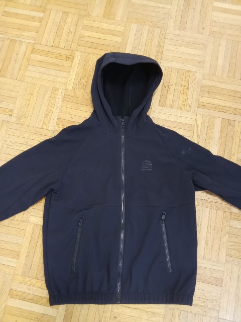 Podlozen softshell Zara, crn, 152 cm, kot nov - foto