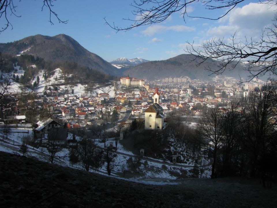 Vrh rebra in Mrtancova planina - foto povečava