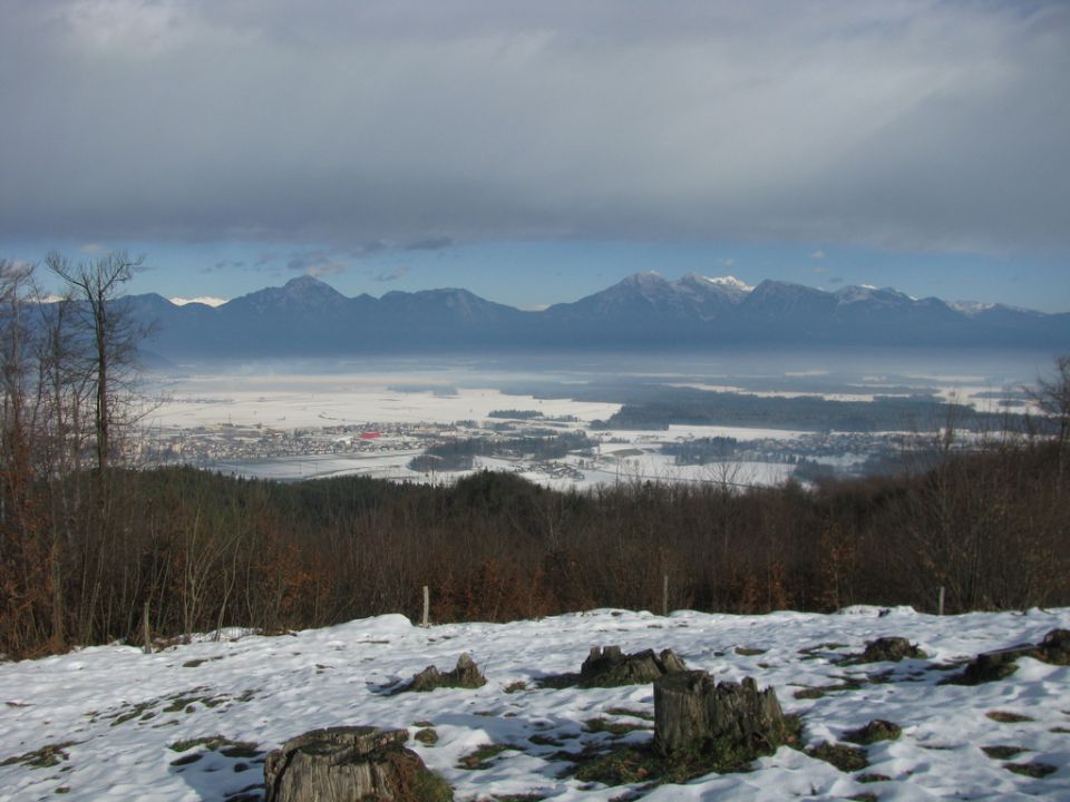 Vrh rebra in Mrtancova planina - foto povečava