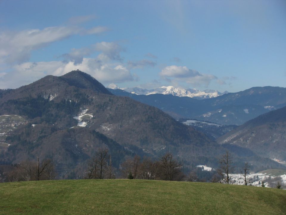 Vrh rebra in Mrtancova planina - foto povečava