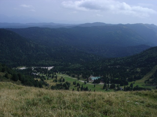 Pogled na Soriško planino.