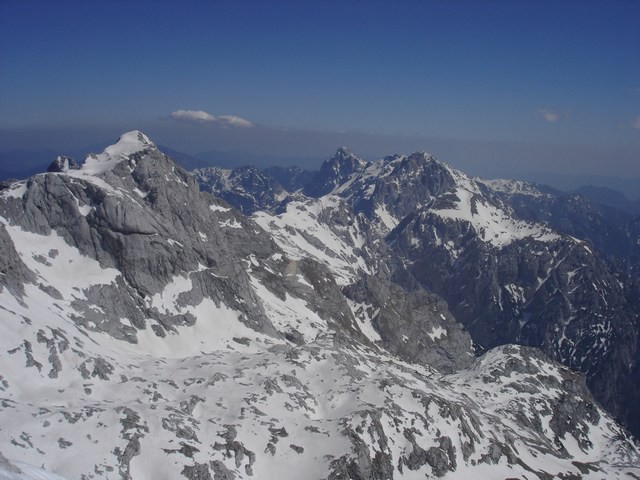 Pogled z vrha Grintovca.