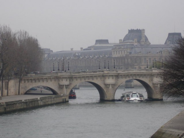 Pogled na Seno in Louvre v ozadju