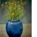 Vaza s cvetjem (po predlogi)