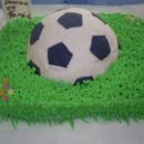 torta nogometno igrišče z žogo