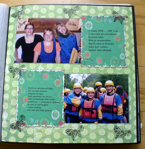 Scrapbook za Majo - foto