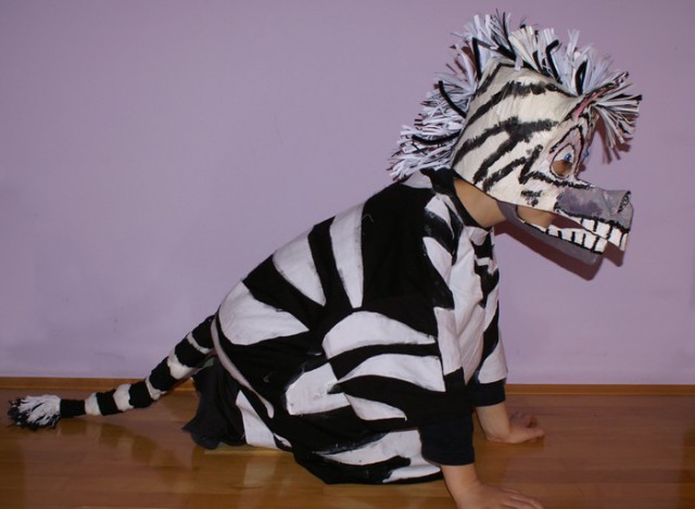 Pustna maska - zebra