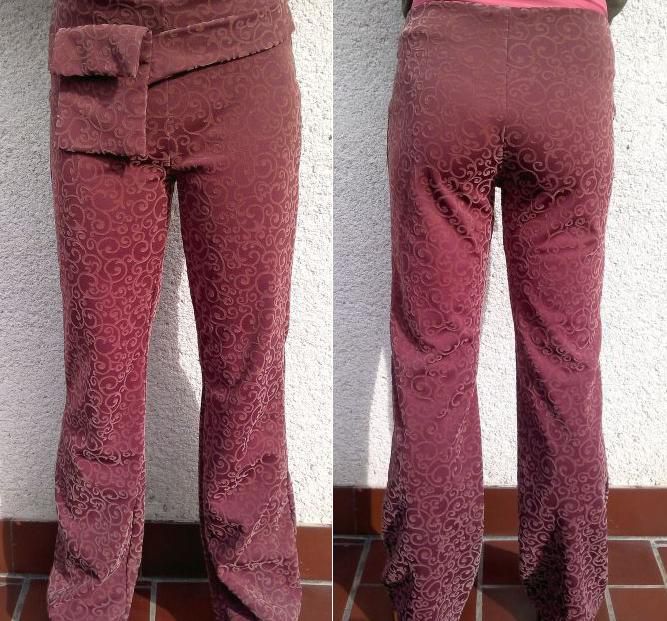 roza hlače z žepkom, vel.36,cena: 10€