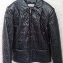 črna jakna - imitacija usnja, vel.38, cena 20€