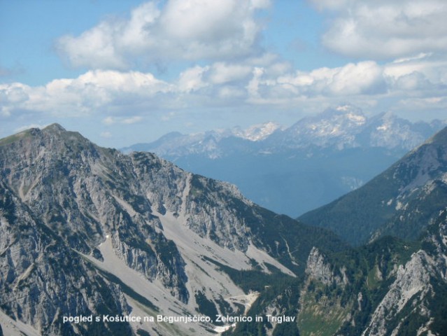 Košutica in planina Korošica nad Ljubeljem - foto