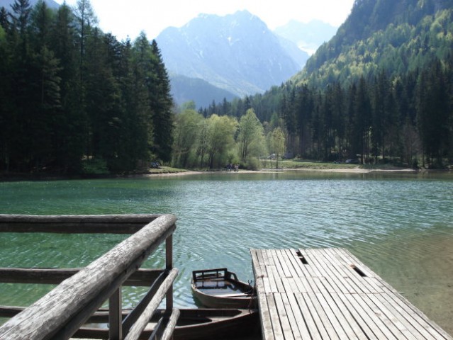 In končno jezero na jezerskem  ,prava paša za oči  :))