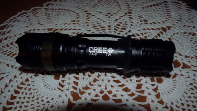 Zoom flashlight SA-9 damaged LED - foto