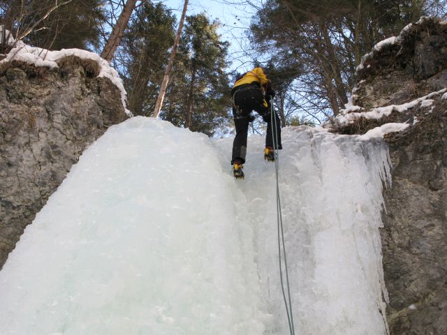 Ledno plezanje - Črna 17.02.2012 - foto