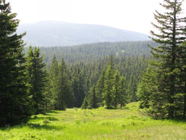 Tam spodaj nekje na prevalu mora biti