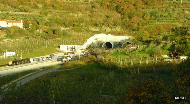 Atocestni tunel na izolski strani