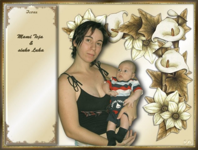 Mami Teja in sinko Luka