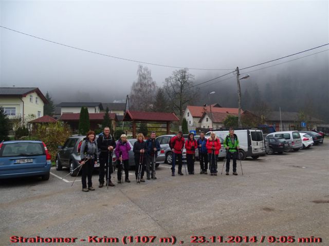 Strahomer-Krim in Vikrče-Šmarna gora-23.11.14 - foto